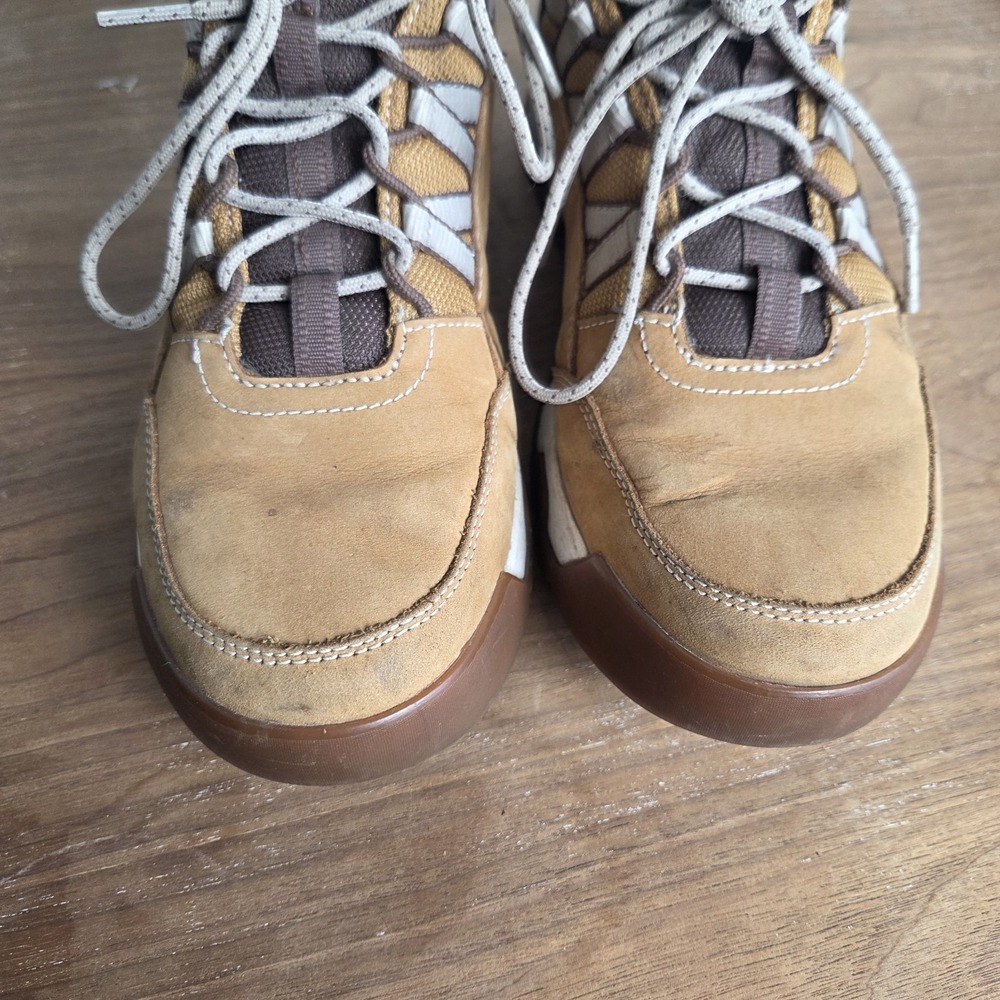 Timberland Womens Euro Swift Rebotl Tan Leather Lace Up Boots Size‎ 8.5 Hiking - Picture 6 of 12